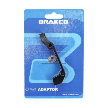 ADAPTATEUR FREIN A DISQUE VTT ARRIERE BRAKCO DISQUE 160mm ETRIER POST-MOUNT SUR CADRE INTERNATIONAL