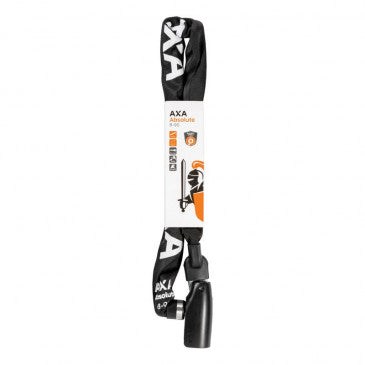 ANTIVOL VELO CHAINE A CLE AXA ABSOLUTE DIAM 8mm L0.90M NOIR - NIVEAU PROTECTION ELEVE POUR VELO ELECTRIQUE - SECURITE NIVEAU 9/15