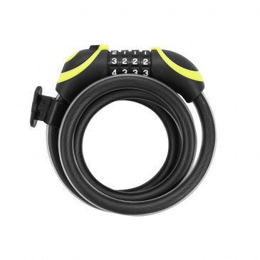 ANTIVOL VELO SPIRAL A CLE P2R DIAM 10mm L 1,50M (AVEC SUPPORT