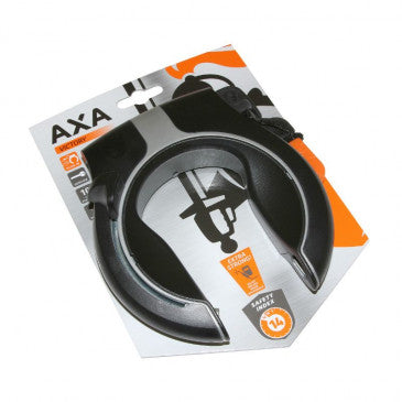 ANTIVOL VELO FER A CHEVAL AXA VICTORY NOIR MAT/ARGENT - SECURITE NIVEAU 14/15 - COMPATIBLE PLUG - HOMOLOGUE FUB 2 ETOILES