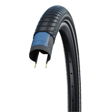 PNEU VTT URBAIN 16 X 2.00 SCHWALBE BIG APPLE NOIR TR (50-305) RENFORT RACEGUARD COMPATIBLE VAE