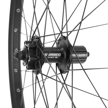 ROUE VTT 26" TRUCKY CARGO / VAE / E-BIKE / LONGTAIL ARRIERE NOIR DOUBLE PAROI DISQUE 6 TROUS CASSETTE 10/9/8V. (RENFORCE) JANTE 30C 32 RAYONS DIAMETRE 2.3mm