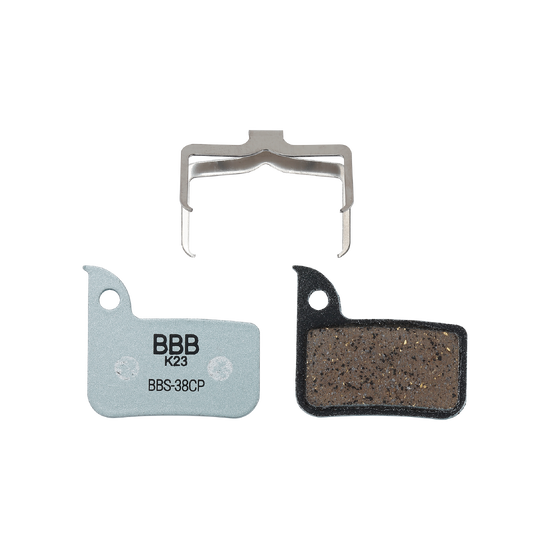 BBS-38CP remblokken DiscStop Coolfin, organic, pads only staalblauw