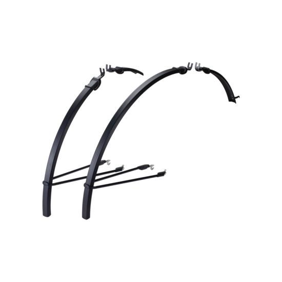 BFD-22 ensemble de garde-boue SlimGuard noir 28 inch