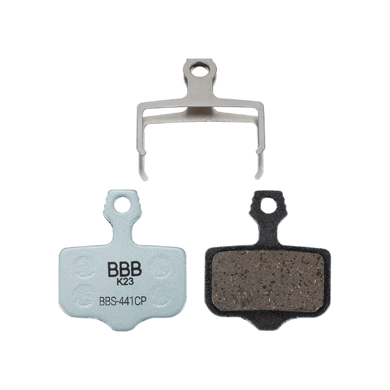 BBS-441CP remblokken DiscStop Coolfin, organic, pads only staalblauw