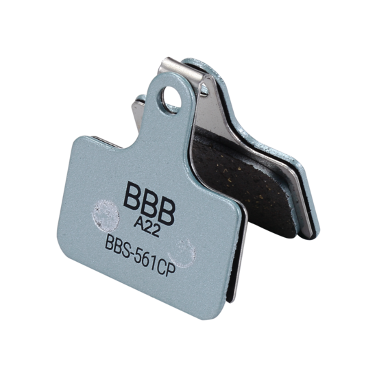 BBS-561CP plaquettes de frein DiscStop Coolfin, organic, pads only steelbleu