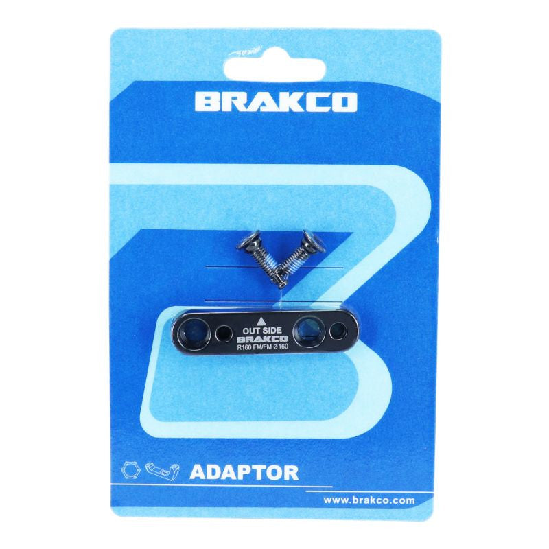 ADAPTATEUR / REHAUSSE FREIN A DISQUE ROUTE FLAT MOUNT ARRIERE BRAKCO ETRIER 140mm POUR DISQUE 160mm
