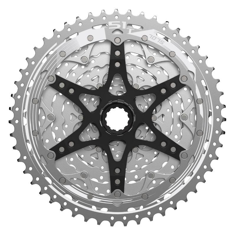 CASSETTE 11V. SUNRACE MX8 11-51 VTT POUR SHIMANO METALLIC (LIVRE EN BOITE)