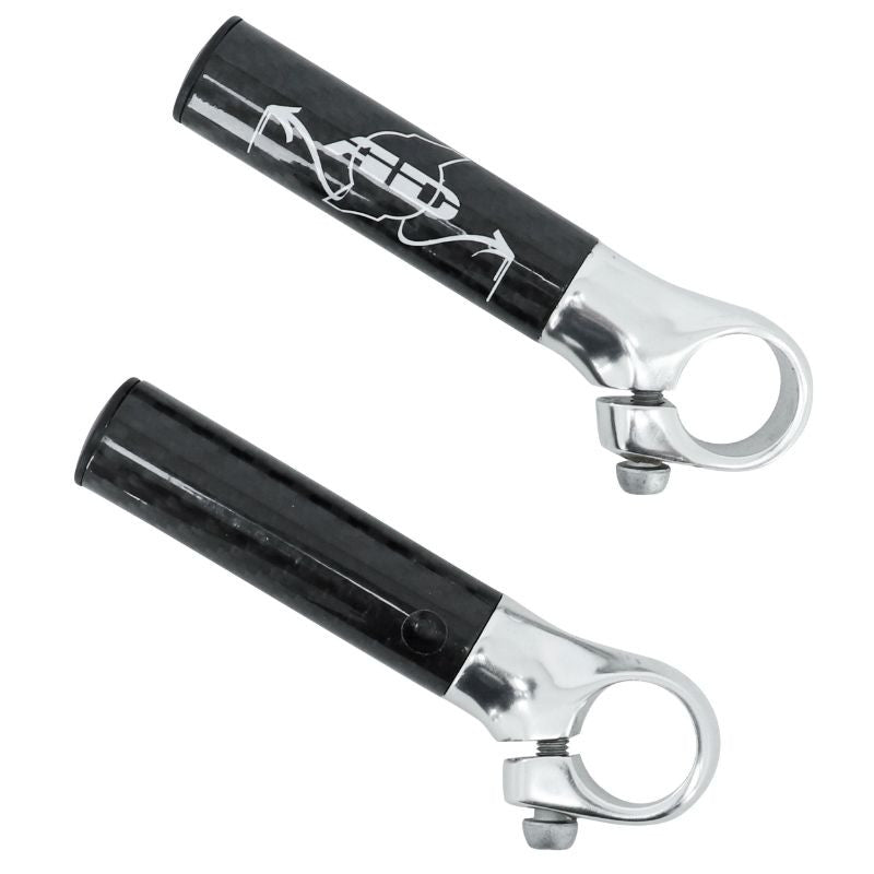 EMBOUT DE CINTRE VTT ALU - CARBONE (PAIRE)