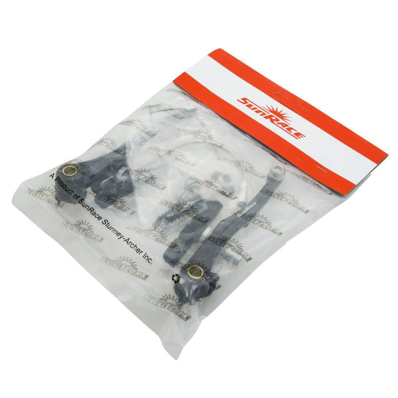 ETRIER FREIN VTT/CITY V-BRAKE ALU SUNRACE NOIR ARRIERE 110MM COUDE 135° (VENDU A L'UNITE)