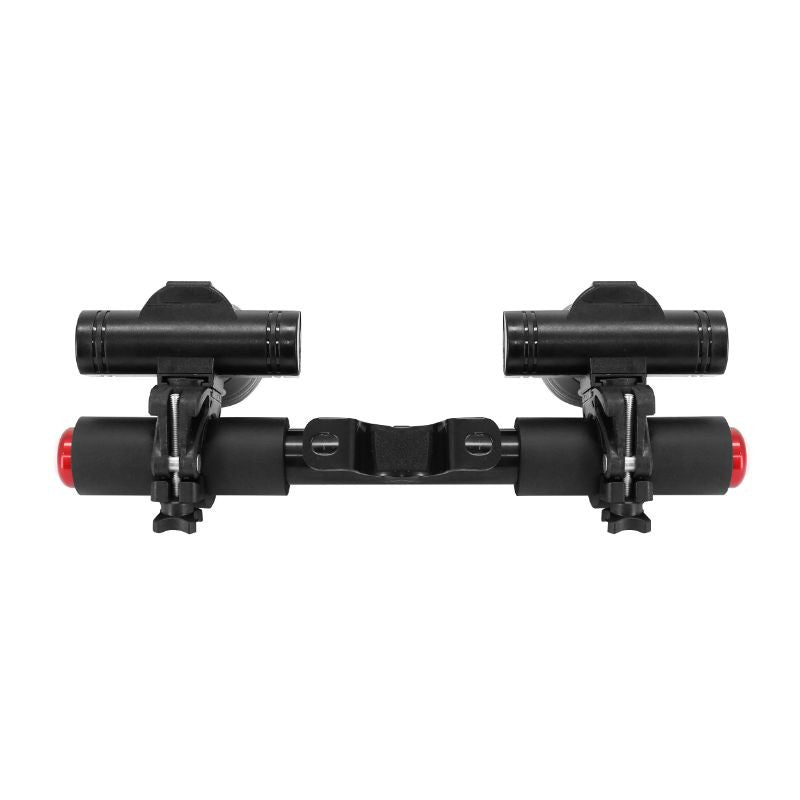 ECLAIRAGE/PHARE A LED POUR TROTTINETTE XIAOMI RECHARGEABLE USB ET REGLABLE (x2) (AVEC FIXATION)