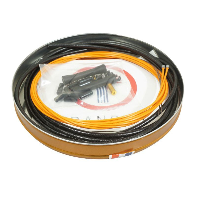 TRANSMISSION DERAILLEUR TRANSFIL SNAKE CHARMER LUBRIFIE ETANCHE (KIT TRANSMISSION 2CABLES/2 GAINES)