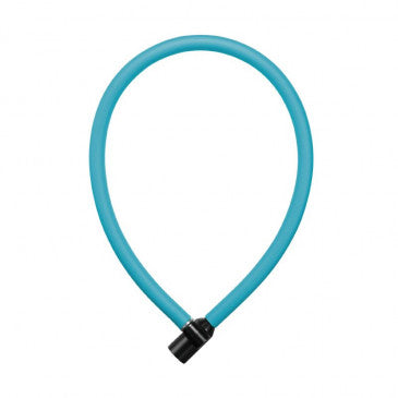 ANTIVOL VELO CABLE A CLE AXA DIAM 6mm L 60cm BLEU ICE