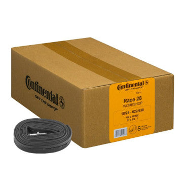 CHAMBRE A AIR VELO 700 x 20-25 CONTINENTAL VALVE PRESTA OBUS DEMONTABLE 40 mm (CARTON DE 50 PIECES)