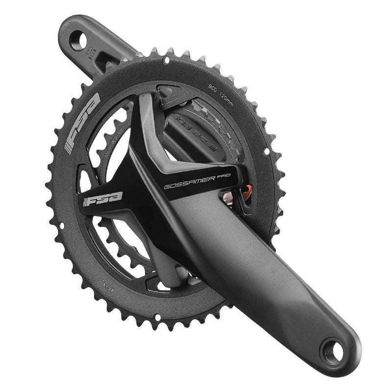 PEDALIER ROUTE FSA 11V. GOSSAMER PRO 386 COMPACT 172.5mm 50-34 AXE INTEGRE DIAM 30mm plateaux 120/90