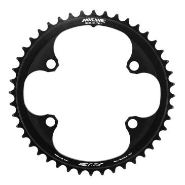 PLATEAU ROUTE 4BRA D.110 POUR SHIMANO 105 R7100 / ULTEGRA R8100 MICHE 42DTS INTERIEUR NOIR 12V.