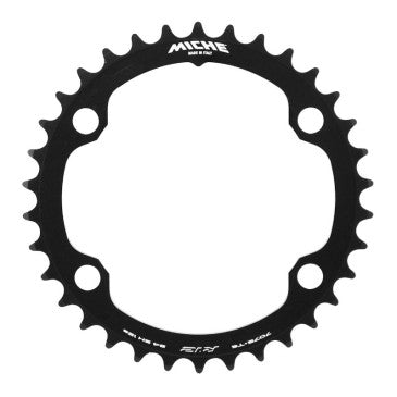 PLATEAU ROUTE 4BRA D.110 POUR SHIMANO 105 R7100 / ULTEGRA R8100 MICHE 34DTS INTERIEUR NOIR 12V.