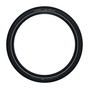 PNEU VTT URBAIN 29 x 2.15 SCHWALBE MARATHON GREEN NOIR TR (55-622) RENFORT FLANC REFLEX COMPATIBLE VAE