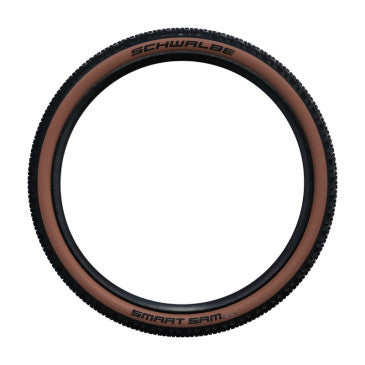 PNEU VTT 27.5 X 2.35 SCHWALBE SMART SAM ADDIX PERFORMANCE NOIR FLANC BRONZE TR (60-584) COMPATIBLE VAE