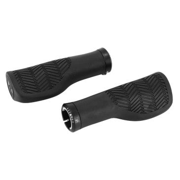 POIGNEE CITY HERRMANS TOWN WAVE DD48 AVEC LOCK-ON NOIR L 130 mm DIAM 22 mm (PAIRE SUR CARTE)