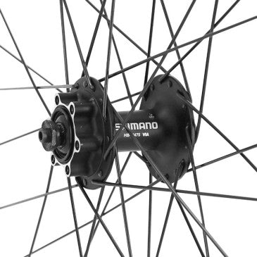 ROUE VTT 26" TRUCKY CARGO / VAE / E-BIKE / LONGTAIL AVANT NOIR DOUBLE PAROI DISQUE 6 TROUS BLOCAGE (RENFORCE) JANTE 30C 32 RAYONS DIAMETRE 2.3mm