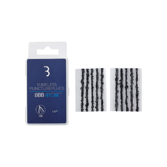 BTL-208 tubeless bacon PuncturePlugs 10 pcs noir 1.5mm
