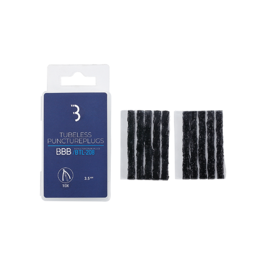 BTL-208 tubeless bacon PuncturePlugs 10 pcs noir 3.5mm