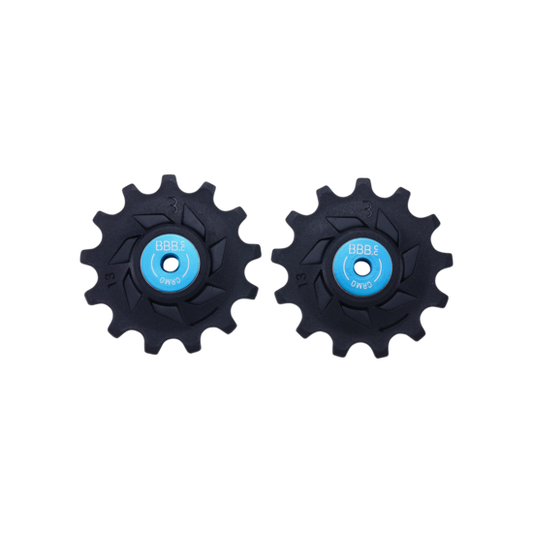 BDP-09 derailleurwieltjes RollerBoys 13T-13T comp. Shim. MTB noir 13T-13T