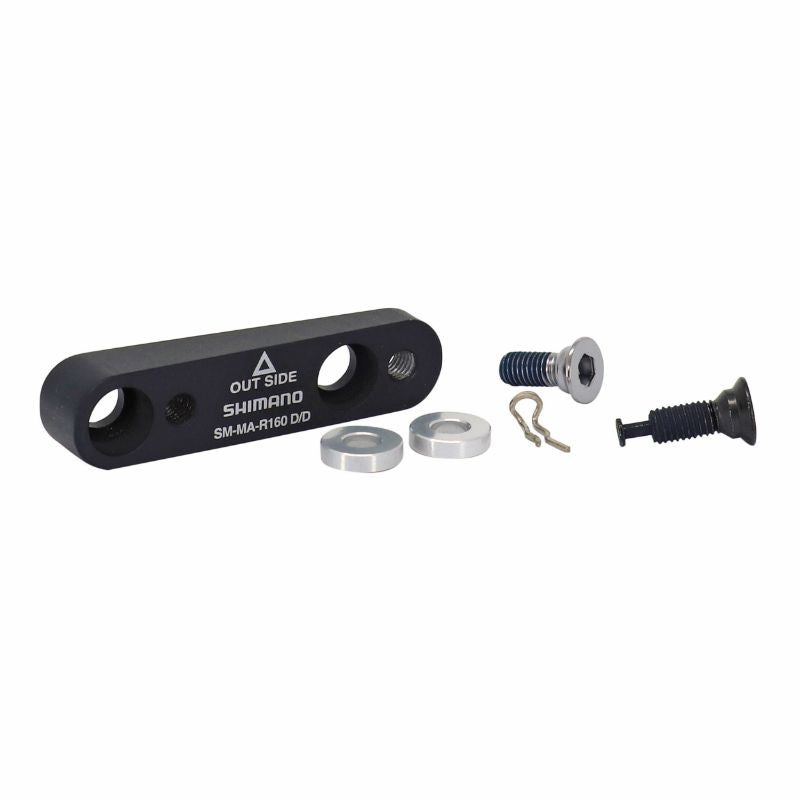 ADAPTATEUR / REHAUSSE FREIN A DISQUE ROUTE FLAT MOUNT ARRIERE SHIMANO ETRIER 140mm POUR DISQUE 160mm
