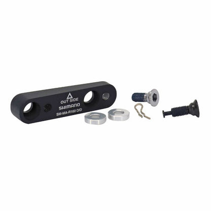 ADAPTATEUR / REHAUSSE FREIN A DISQUE ROUTE FLAT MOUNT ARRIERE SHIMANO ETRIER 140mm POUR DISQUE 160mm