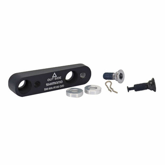 ADAPTATEUR / REHAUSSE FREIN A DISQUE ROUTE FLAT MOUNT ARRIERE SHIMANO ETRIER 140mm POUR DISQUE 160mm