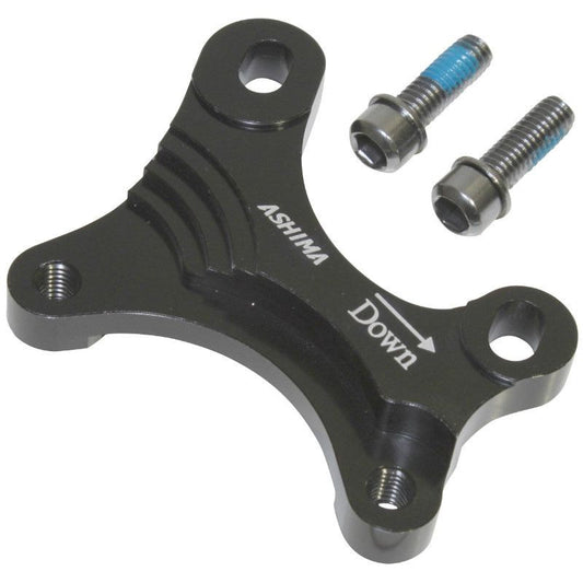 ADAPTATEUR / REHAUSSE FREIN A DISQUE VTT INTERNATIONAL AVANT / ARRIERE BRAKCO ETRIER 160mm SUR FOURCHE DISQUE 203mm ET CADRE DISQUE 180mm