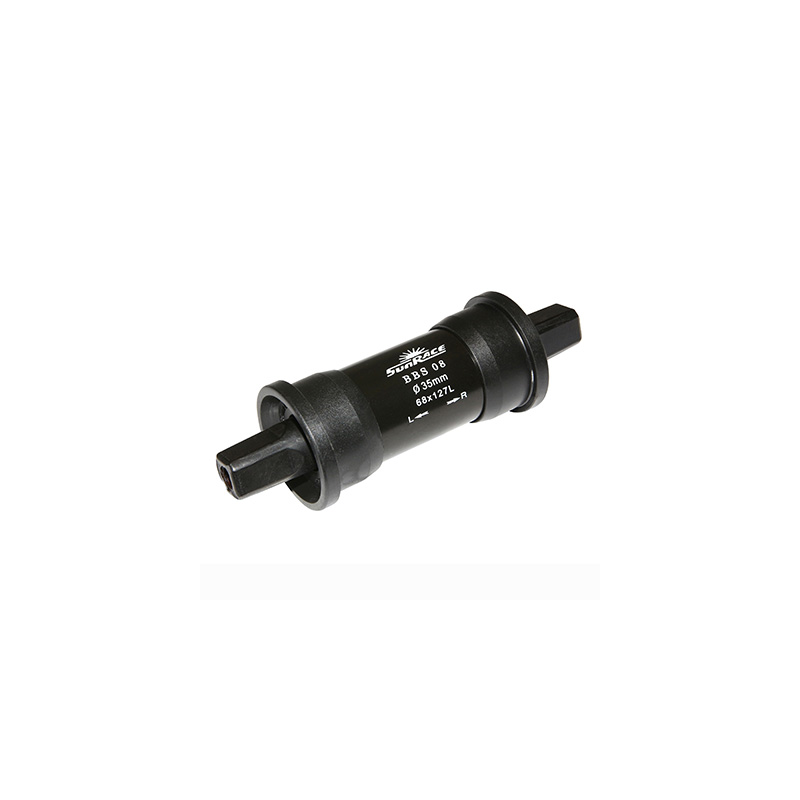 BOITIER PEDALIER SUNRACE CARRE 127mm CUVETTES RESINE A EMBOITER 38mm