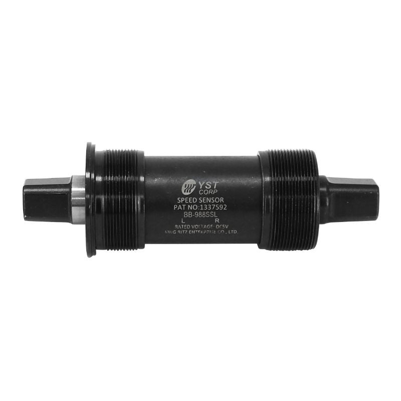 BOITIER PEDALIER YST CARRE ALU A ROULEMENT 120mm (boite de 68) FILETAGE ANGLAIS / BSC / 1,37x24 AVEC ETOILE POUR VELO LEADER FOX - COMPATIBLE AVEC 197428 OU 182645