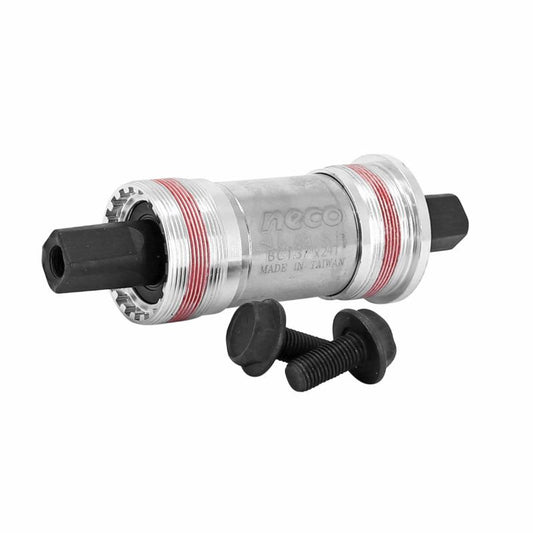 BOITIER PEDALIER CARRE ALU A ROULEMENT 119mm (boite de 68) FILETAGE ANGLAIS / BSC / 1,37x24
