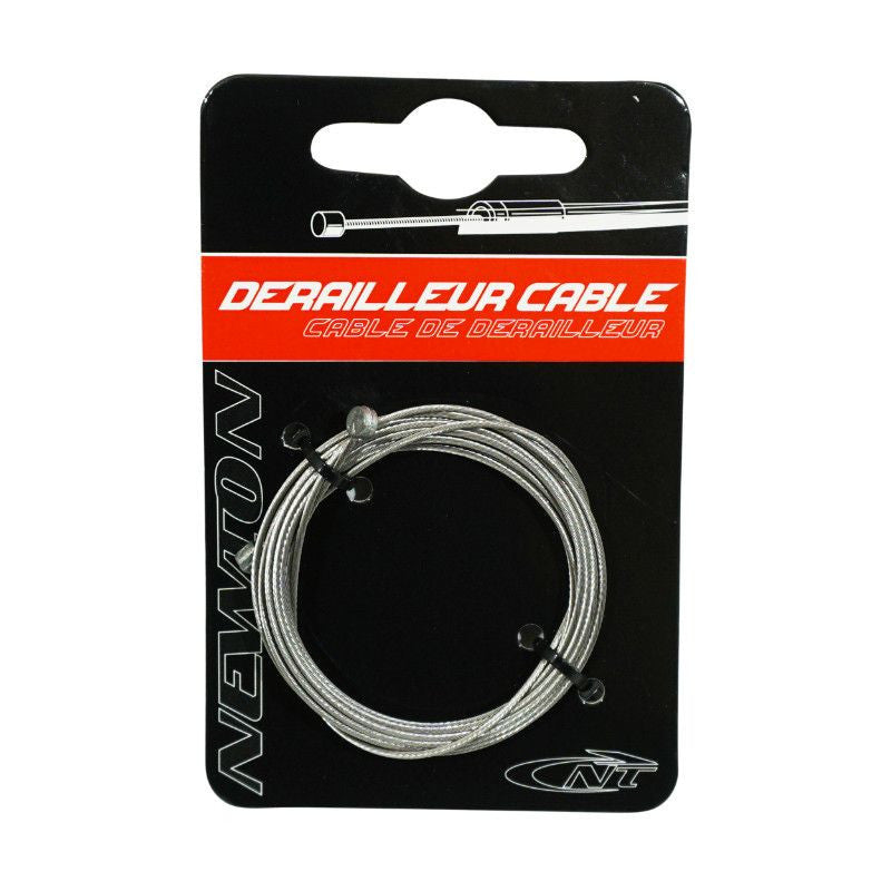 CABLE DE DERAILLEUR NEWTON INOX RENFORCE POUR SHIMANO ET ADAPTABLE 1,1 mm long 2,00 M (BOITE DE 25)