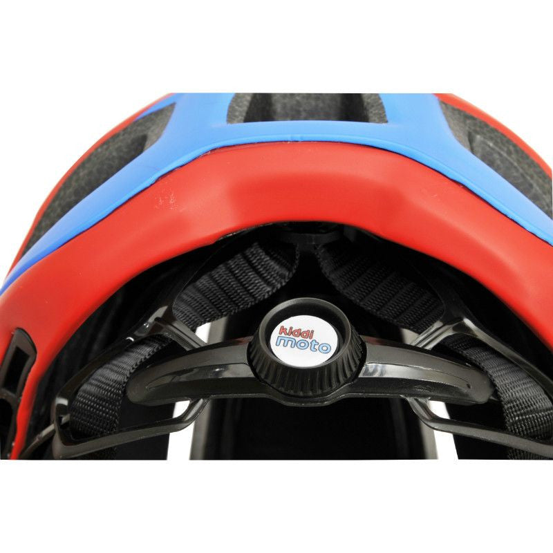 Casque bmx ikon rouge bleu