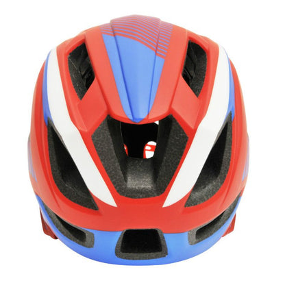 Casque bmx ikon rouge bleu