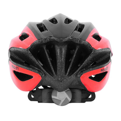 Casque rocket noir-rouge