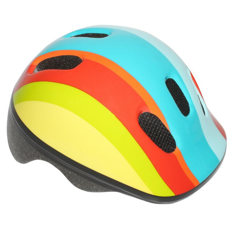 Casque polisport arc en ciel