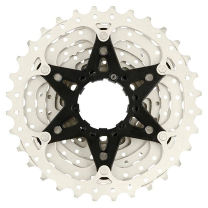 CASSETTE 10V. SUNRACE RS1 11-28 ROUTE POUR SHIMANO (NIVEAU 105) METALLIC ARGENT (LIVRE EN BOITE) (11-12-13-14-15-17-19-21-24-28)