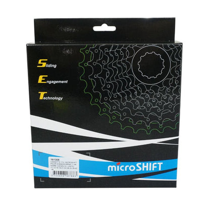 CASSETTE 11V. MICROSHIFT 11-46 POUR SHIMANO/SRAM VTT NOIRE (VENDU A L UNITE) (11-13-15-18-21-24-28-32-36-40-46)