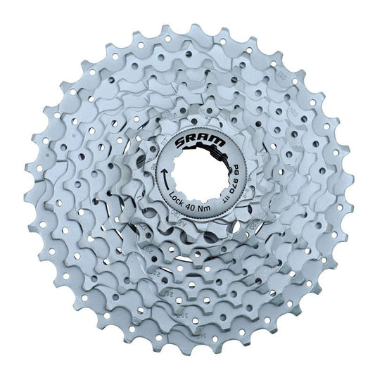 CASSETTE 9V. SRAM PG970 11-34 (COMPATIBLE SHIMANO) 11,13,15,17,20,23,26,30,34