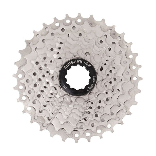 CASSETTE 9V. SHINE 11-32 POUR SHIMANO/SRAM VTT ARGENT (11-12-14-16-18-21-24-28-32)