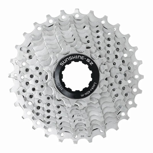 CASSETTE 10V. SHINE 11-28 POUR SHIMANO/SRAM ARGENT VTT ARGENT (VENDU EN BOITE) (11-12-13-14-15-17-19-21-24-28)