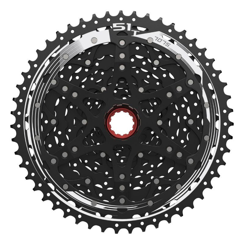 CASSETTE 11V. SUNRACE MX8 11-51 VTT POUR SHIMANO NOIR (LIVRE EN BOITE)