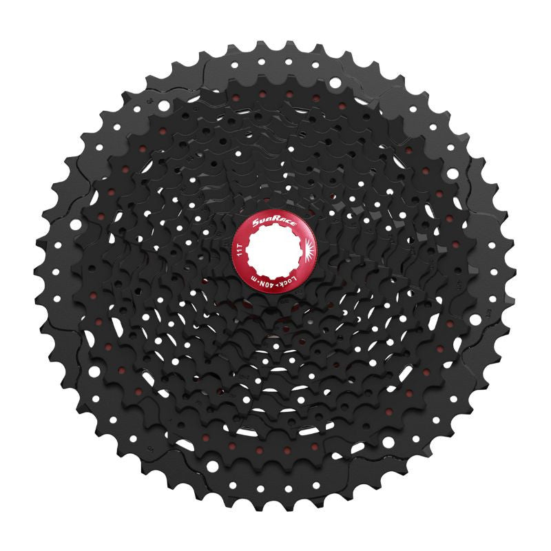 CASSETTE 11V. SUNRACE MX8 11-51 VTT POUR SHIMANO NOIR (LIVRE EN BOITE)