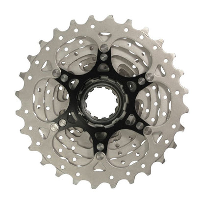 CASSETTE 10V. SUNRACE RS1 11-25 ROUTE POUR SHIMANO (NIVEAU 105) METALLIC ARGENT (LIVRE EN BOITE) (11-12-13-14-15-17-19-21-23-25) (1 BLOC + PIGNONS)