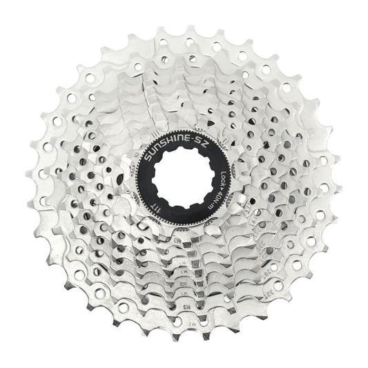 CASSETTE 11V. SHINE 11-32 POUR SHIMANO/SRAM ROUTE ARGENT (VENDU EN BOITE) (11-12-13-14-15-17-19-21-24-28-32)