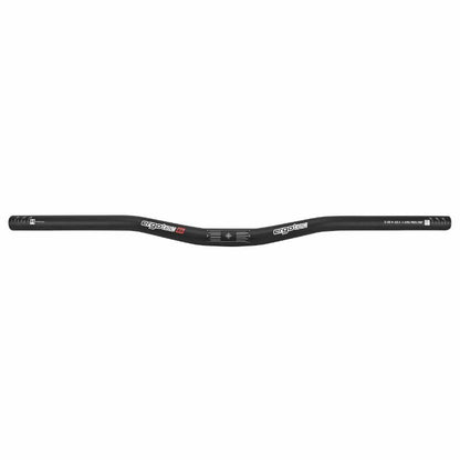CINTRE VTT DEMI RELEVE ERGOTEC LOW RISER ALU NOIR DIAM 25,4mm L 640mm RELEVE 20mm (HOMOLOGUE NIVEAU 6)